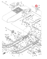 Втулка крепления натяжных катков Venture TF Yamaha