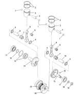 Коленвал Widetrak LX Polaris