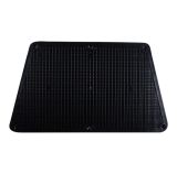 Накладка транцевая наружная лодок ПВХ (черн/пласт), H=180мм