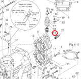 Термостат M25C3/M30A4 Tohatsu