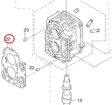 Прокладка головки MFS9.8 Tohatsu