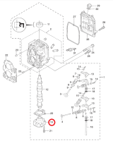 Насос масляный MFS8A3/MFS9.8A3 Tohatsu