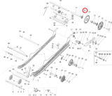 Сальник лабиринтный катка Expedition 1200 Ski-Doo