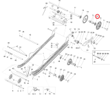 Сальник лабиринтный катка Expedition 1200 Ski-Doo