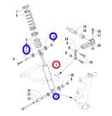 Амортизатор передней подвески Bearcat WT Arctic Cat
