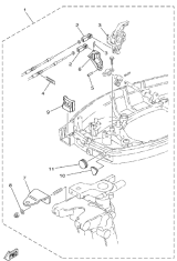 Набор для подключения ДУ газ-реверс 40X Yamaha