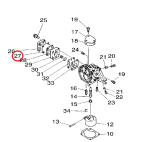 Мембрана топливного насоса 4A/5C Yamaha
