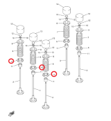 Седло клапана впускного Venture MP Yamaha