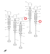 Седло клапана выпускного Venture MP Yamaha