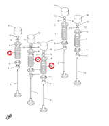 Пружина клапана впускного Venture MP Yamaha