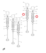 Пружина клапана выпускного Venture MP Yamaha