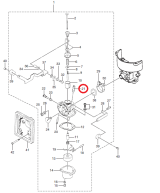 Седло иглы карбюратора M2.5A2/M3.5A2/M3.5B2 Tohatsu (3D7-03148-0)