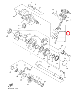 Шатун в сборе Venture MP Yamaha