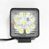 Фара светодиодная(квадр) Lumen-CP-27 55мм/27W 9*3W Epistar (Spot ДС) (УТ000000861)