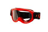 Очки Мотокросс (красный/прозрачная) HIZER #1