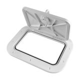 Лючок смотровой 380х280мм (бел/пластм)