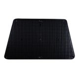 Накладка транцевая наружная лодок ПВХ (черн/пласт), H=185мм