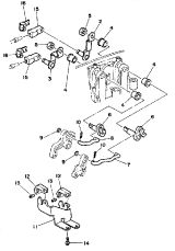 Набор для подключения ДУ газ-реверс 20D/25N Yamaha