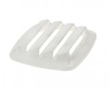 Решетка вентиляции 86х86х15 мм (пласт/белый)