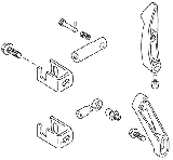 Набор для подключения ДУ газ-реверс DT25/30 Suzuki