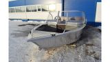 Лодка алюминиевая Wyatboat-460 DCM New (L), + тент ходовой Оксфорд