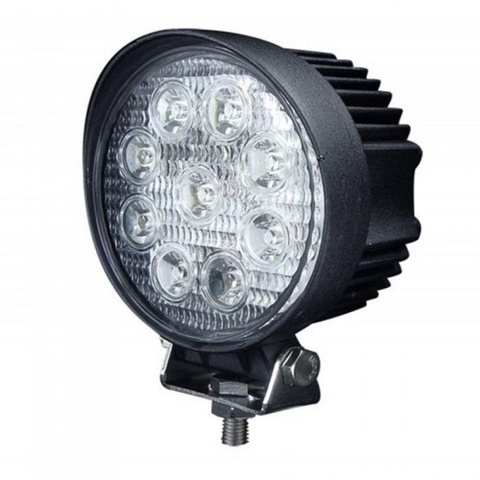 Фара светодиодная (кругл) Lumen-CP-27R 45мм/27W 9*3W Epistar (Flood БС) (УТ000000762)