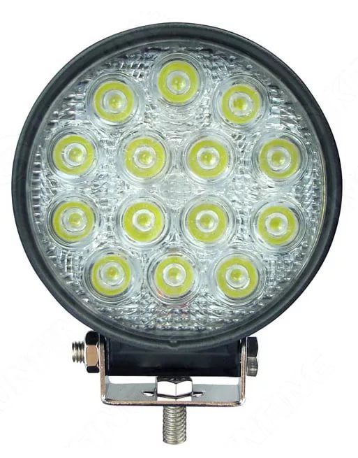 Фара светодиодная (кругл) CP-42R 45мм/42W14*3W Epistar (Spot ДС) (УТ000000768)