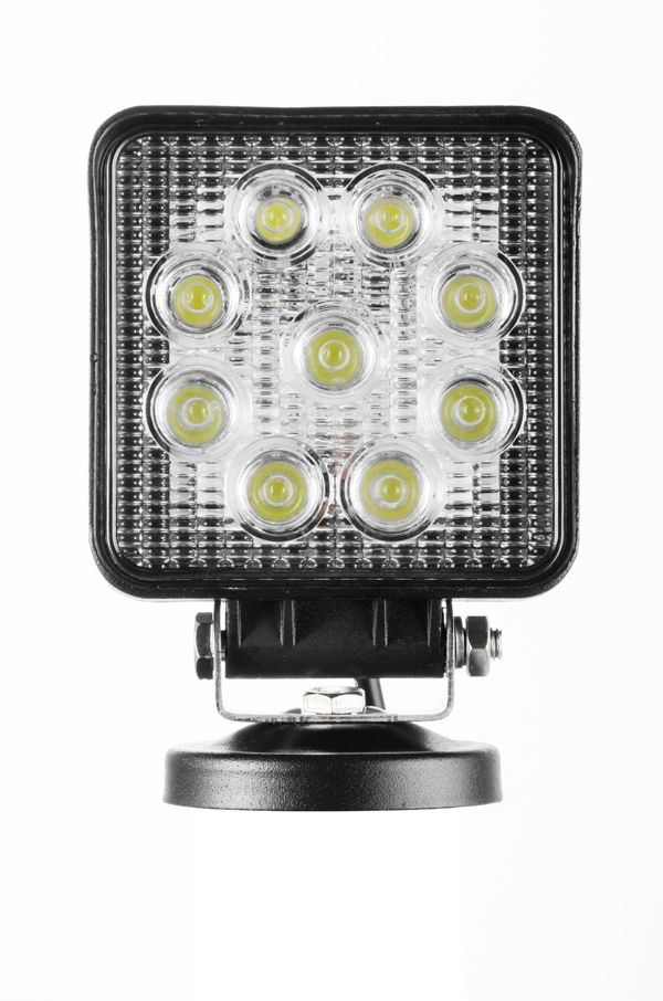 Фара светодиодная(квадр) Lumen-27WS 9*3W Epistar (flud БС) CP-27 (00000000005, УТ000000836)
